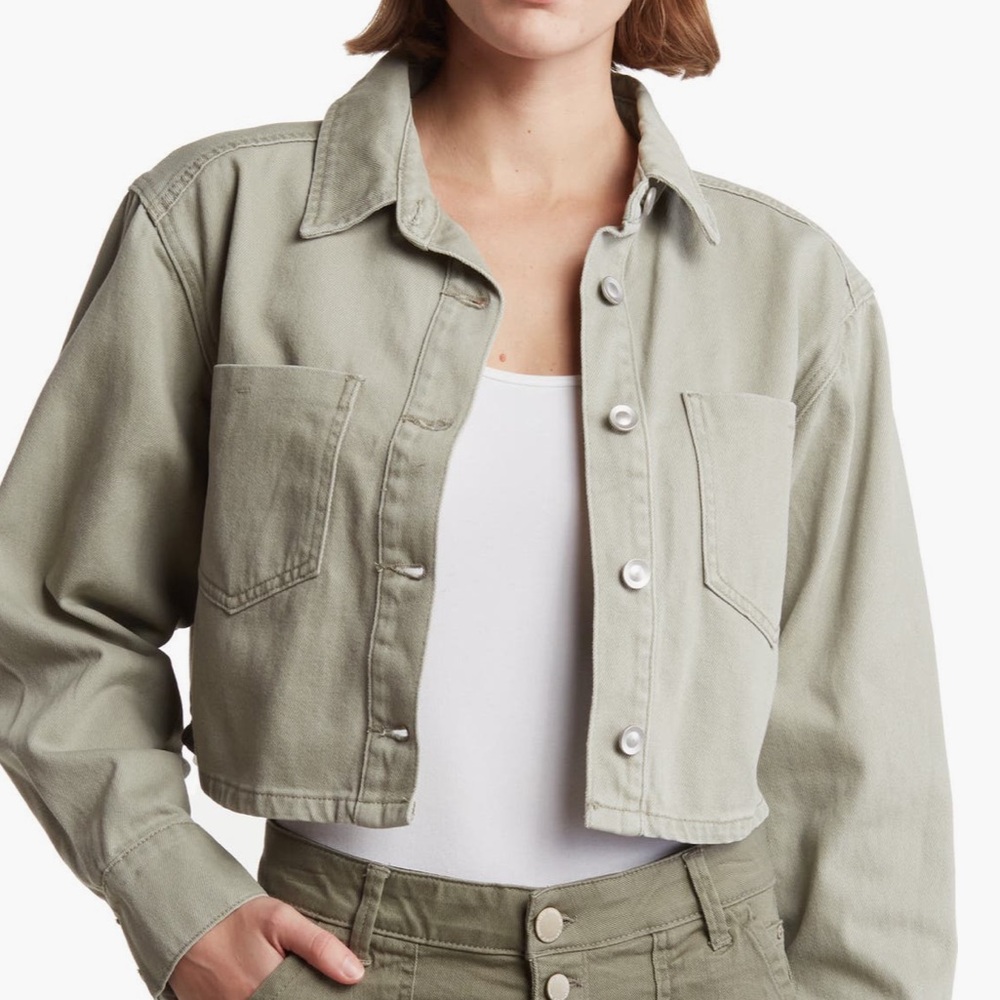 DR2 cropped denim jacket